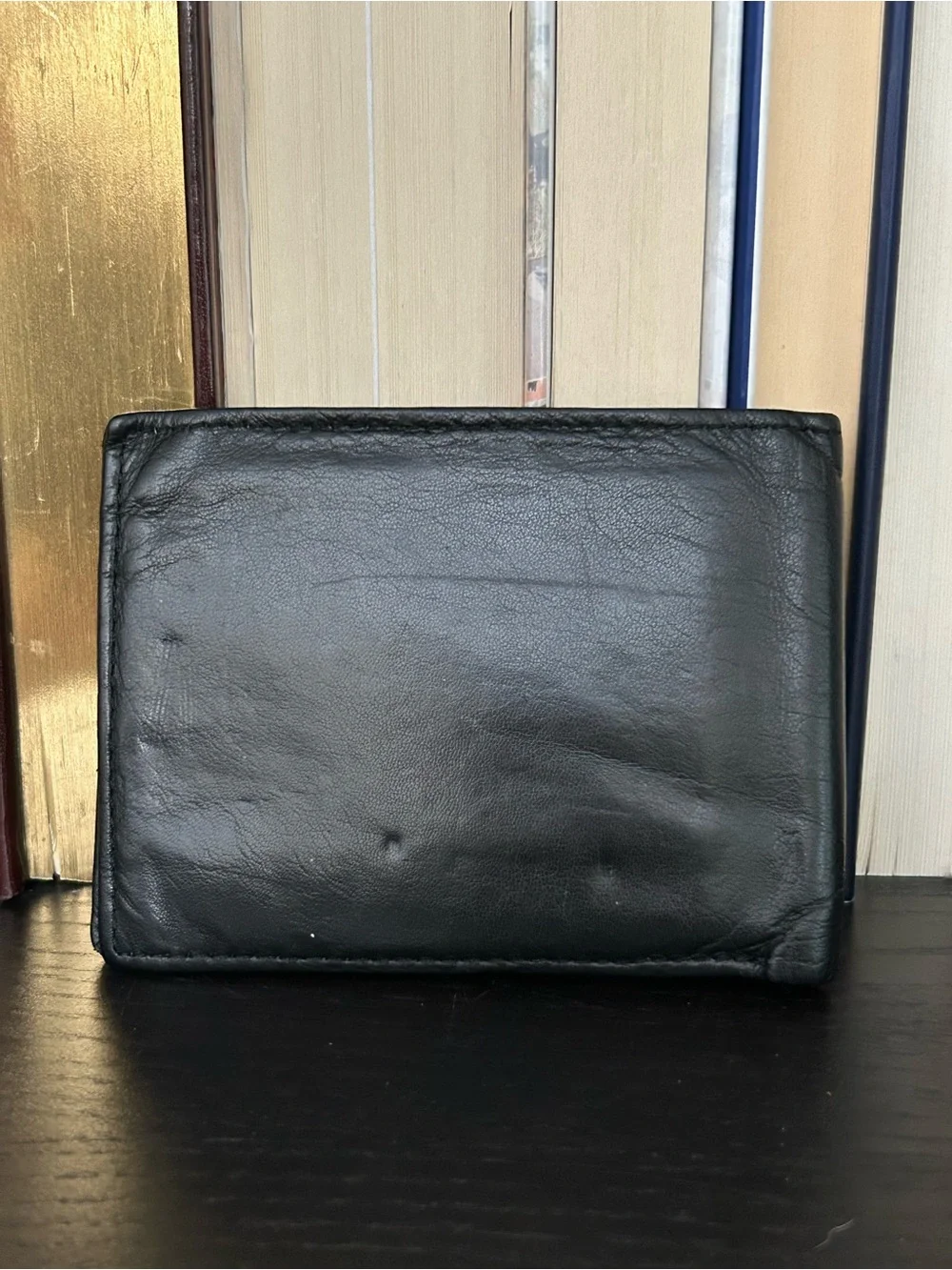 Alpine Swiss - Black Leather Men's Bifold Wallet